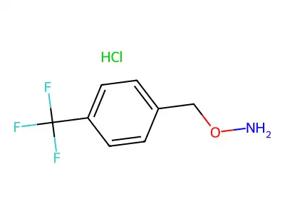 1-[(Ammoniooxy)methyl]-4-(trifluoromethyl)-benzene chloride structure