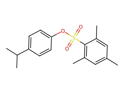 4-Isopropylphenyl 2,4,6-trimethylbenzenesulfonate structure