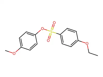 4-Methoxyphenyl 4-ethoxybenzenesulfonate structure
