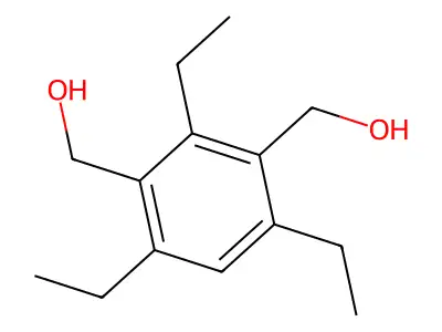 [2,4,6-Triethyl-3-(hydroxymethyl)phenyl]methanol structure