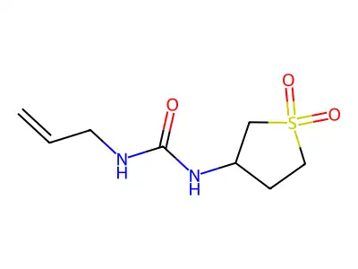 1-(1,1-Dioxidotetrahydrothiophen-3-yl)-3-prop-2-en-1-ylurea structure
