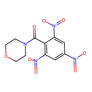 4-(2,4,6-Trinitrobenzoyl)morpholine structure