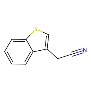 Benzo[b]thiophene-3-acetonitrile structure