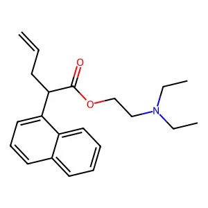 2-(Diethylamino)ethyl 2-(naphthalen-1-yl)pent-4-enoate structure