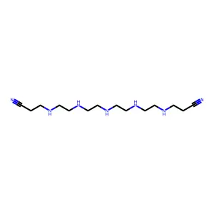 4,7,10,13,16-Pentaazanonadecanedinitrile structure