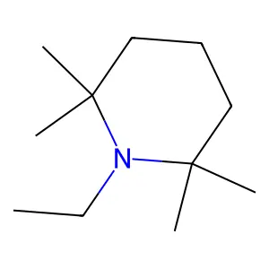 Piperidine, 1-ethyl-2,2,6,6-tetramethyl- structure