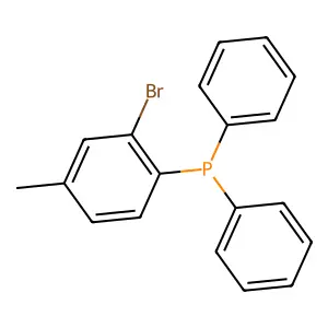 2-Bromo-4-methylphenyl-diphenylphosphine structure