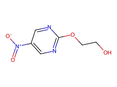 2-((5-Nitropyrimidin-2-yl)oxy)ethanol structure
