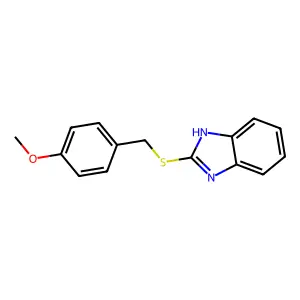 2-(4-Methoxy-benzylsulfanyl)-1H-benzoimidazole structure