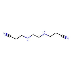 N,N'-Bis(2-cyanoethyl)ethylenediamine structure