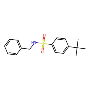 N-benzyl-4-tert-butylbenzenesulfonamide structure