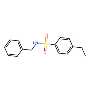 N-benzyl-4-ethylbenzenesulfonamide structure