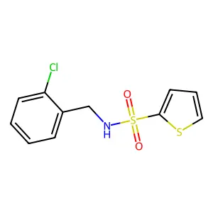 N-[(2-chlorophenyl)methyl]thiophene-2-sulfonamide structure