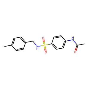 N-[4-(4-Methyl-benzylsulfamoyl)-phenyl]-acetamide structure