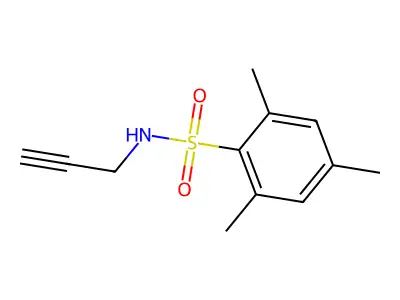 Prop-2-ynyl((2,4,6-trimethylphenyl)sulfonyl)amine structure