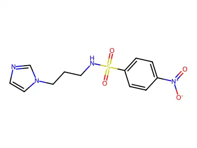 (3-Imidazolylpropyl)[(4-nitrophenyl)sulfonyl]amine structure