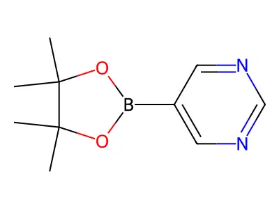 Pyrimidine-5-boronic acid, pinacol ester structure