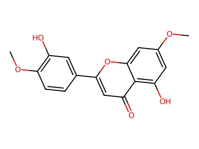 3',5-Dihydroxy-4',7-dimethoxyflavone structure