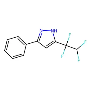 3-phenyl-5-(1,1,2,2-tetrafluoroethyl)-1H-pyrazole structure