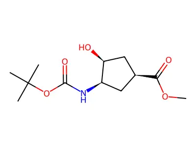 Boc-<2-13C>Gly structure