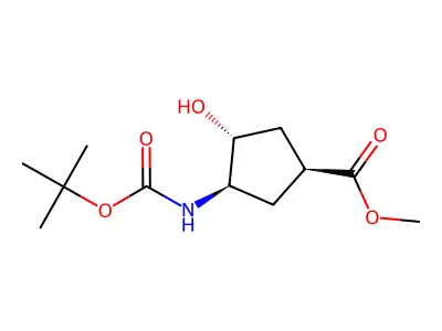 Boc-<2-13C>Gly structure