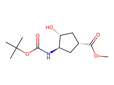 Boc-<2-13C>Gly structure