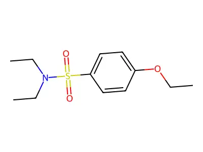 [(4-Ethoxyphenyl)sulfonyl]diethylamine structure
