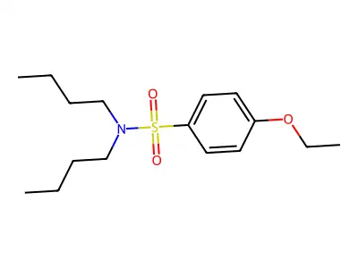 N,N-dibutyl-4-ethoxybenzenesulfonamide structure