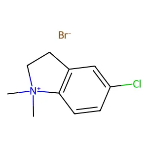 1-甲基-5-氯二氢吲哚溴代甲烷 structure