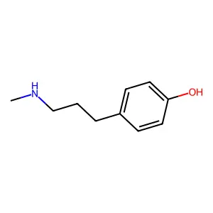 4-(3-(Methylamino)propyl)phenol structure