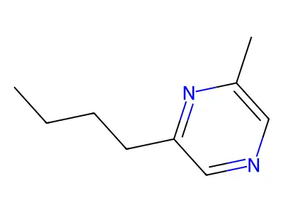 2-Methyl-6-butylpyraine structure