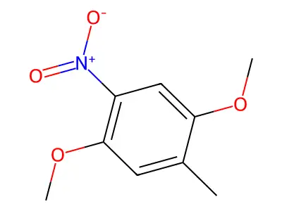 1,4-Dimethoxy-2-methyl-5-nitrobenzene structure