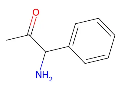 1-Amino-1-phenylpropan-2-one structure