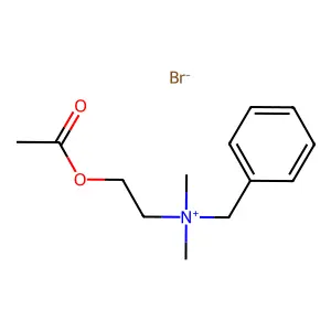 2-(Acetyloxy)-N-benzyl-N,N-dimethylethan-1-aminium bromide structure