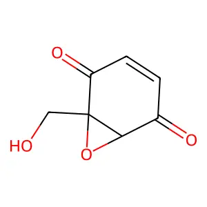 1-(Hydroxymethyl)-7-oxabicyclo[4.1.0]hept-3-ene-2,5-dione structure