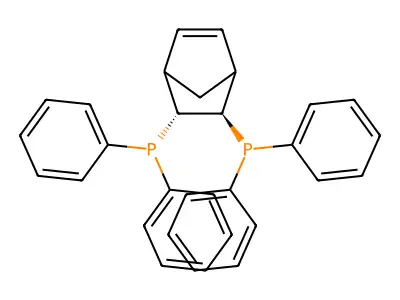 Bicyclo[2.2.1]hept-2-ene, 5,6-bis(diphenylphosphino)- structure