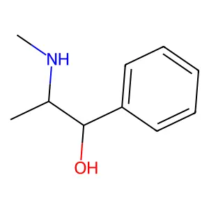 (-)-Pseudoephedrine structure