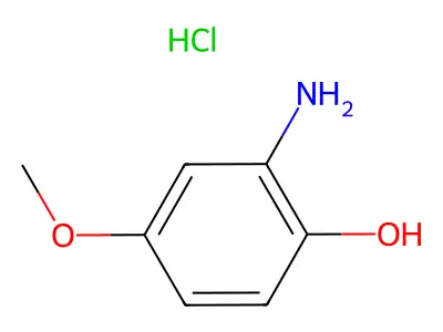 2-Amino-4-methoxyphenol hydrochloride structure