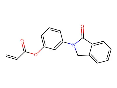 3-(1-Oxoisoindolin-2-yl)phenyl acrylate structure
