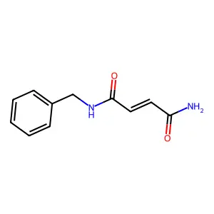 (E)-N'-benzylbut-2-enediamide structure