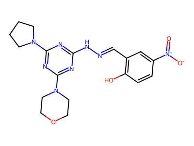 CAS 321968-50-7 - C18H22N8O4 structure