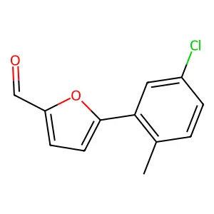 5-(5-Chloro-2-methylphenyl)furan-2-carbaldehyde structure