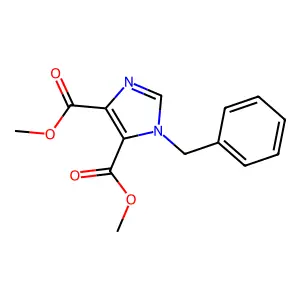 Dimethyl 1-benzyl-1H-imidazole-4,5-dicarboxylate structure