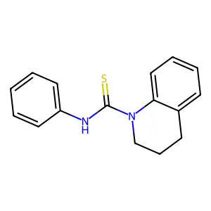 N-phenyl-1,2,3,4-tetrahydroquinoline-1-carbothioamide structure