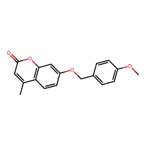 7-(4-Methoxy-benzyloxy)-4-methyl-chromen-2-one structure