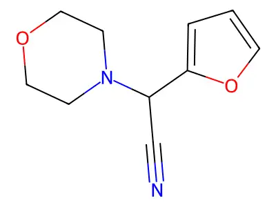 2-(Furan-2-yl)-2-(morpholin-4-yl)acetonitrile structure