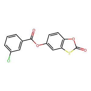 2-氧代苯并[d][1,3]氧硫杂环戊-5-基3-氯苯甲酸酯 structure
