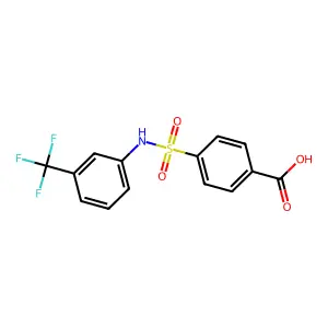 4-(3-Trifluoromethyl-phenylsulfamoyl)-benzoic acid structure