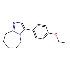 3-(4-ethoxyphenyl)-6,7,8,9-tetrahydro-5H-imidazo[1,2-a]azepine structure