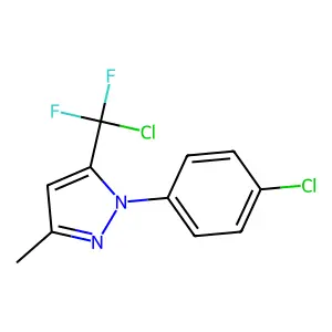 5-(Chloro(difluoro)methyl)-1-(4-chlorophenyl)-3-methyl-1H-pyrazole structure